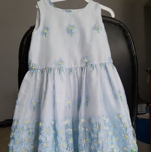 Marmellata Classics girl's dress, blue, size 6